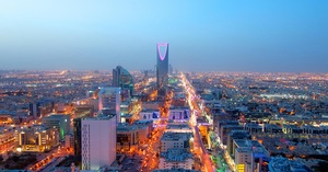 Skyline der saudi-arabischen Haupstadt Riyadh