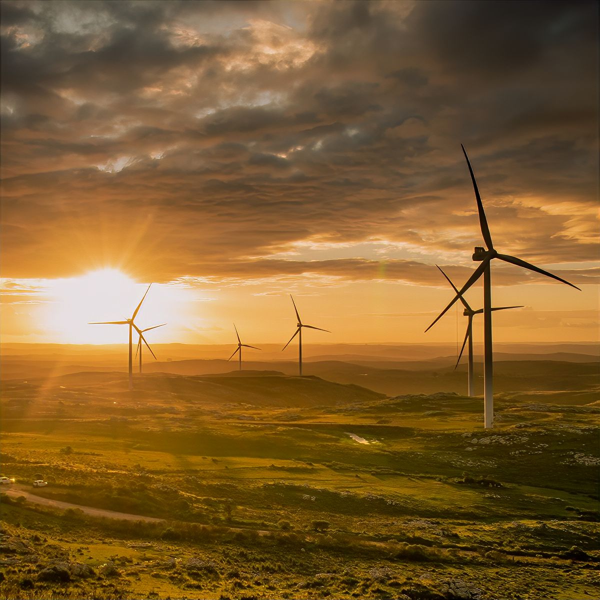 Windkraftwerke in Uruguay