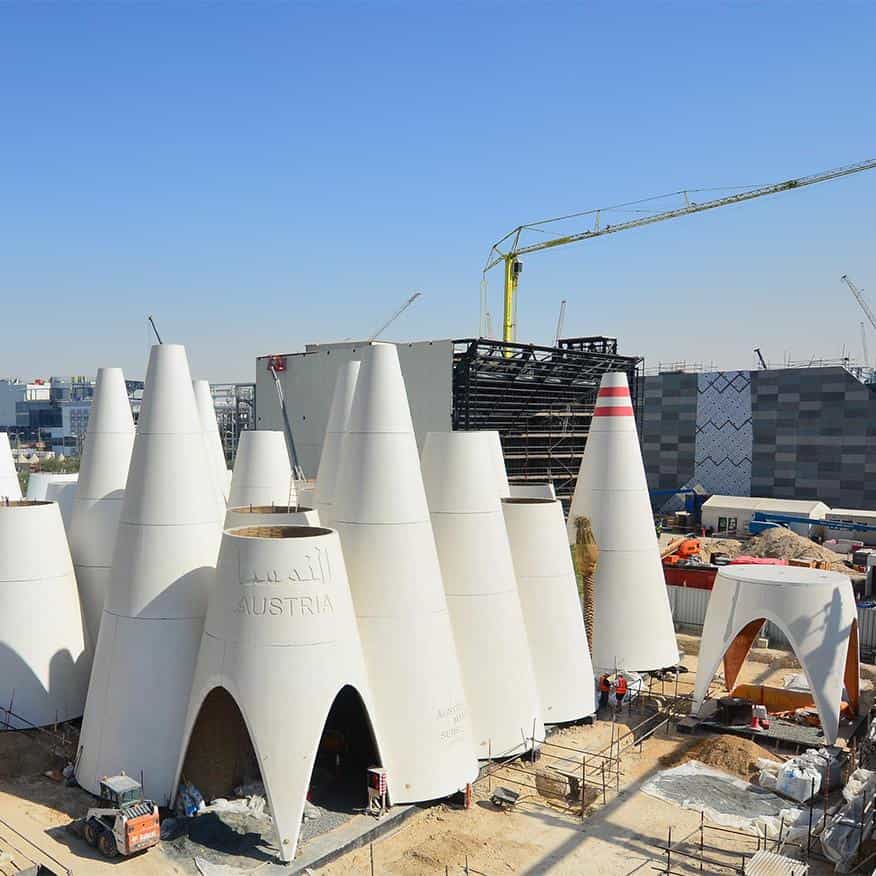 Österreichischer Pavillon für die Expo 2021 in Dubai