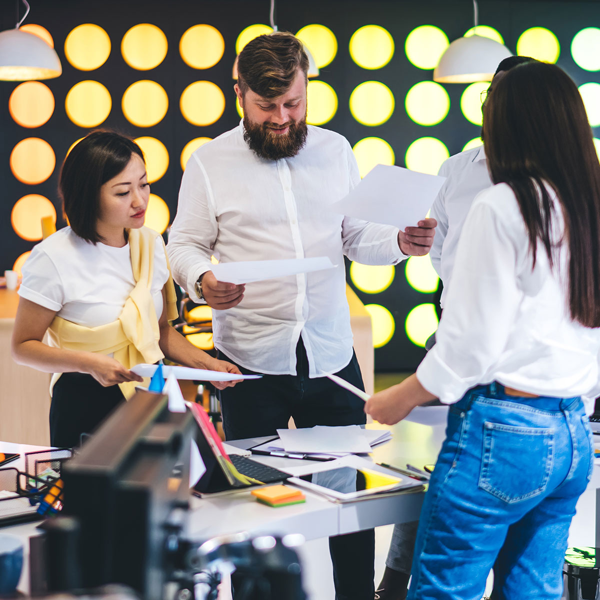 Besprechung in einem Büro