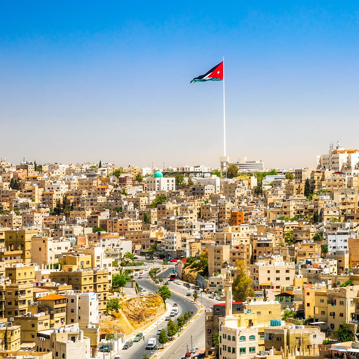 Skyline der jordanischen Hauptstadt Amman