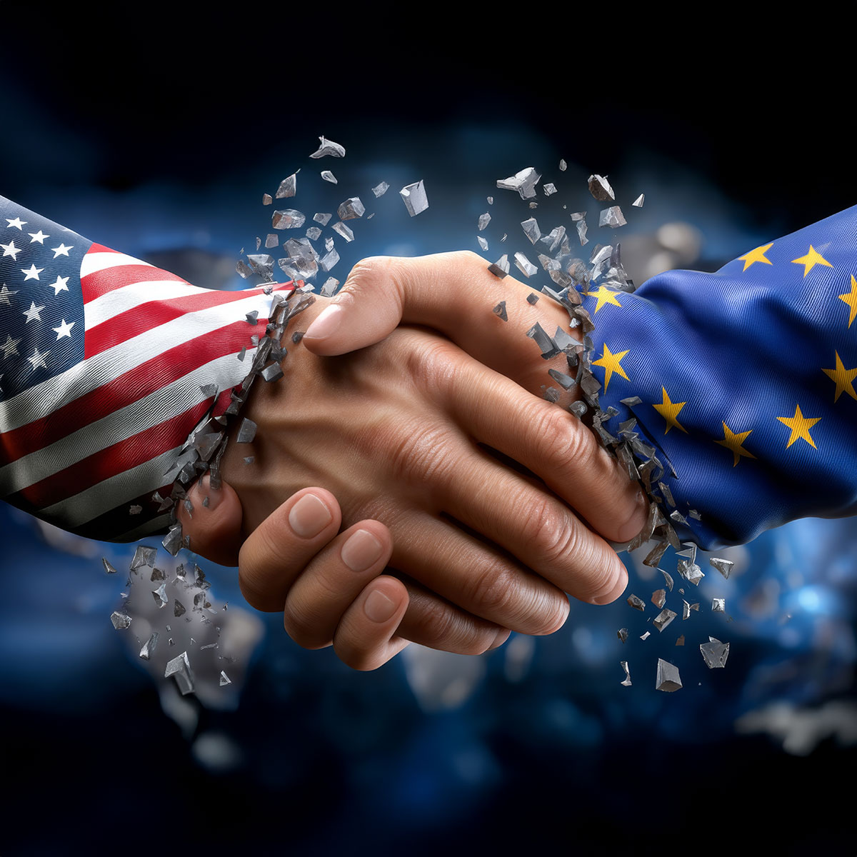 Symbolbild Einigung USA-EU